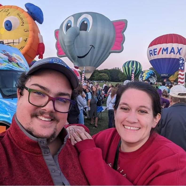 Patrick's first balloon fest!
