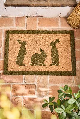 Spring Hares Doormat