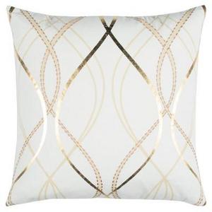 White Cotton Throw Pillow (20"x20") - Rizzy Home