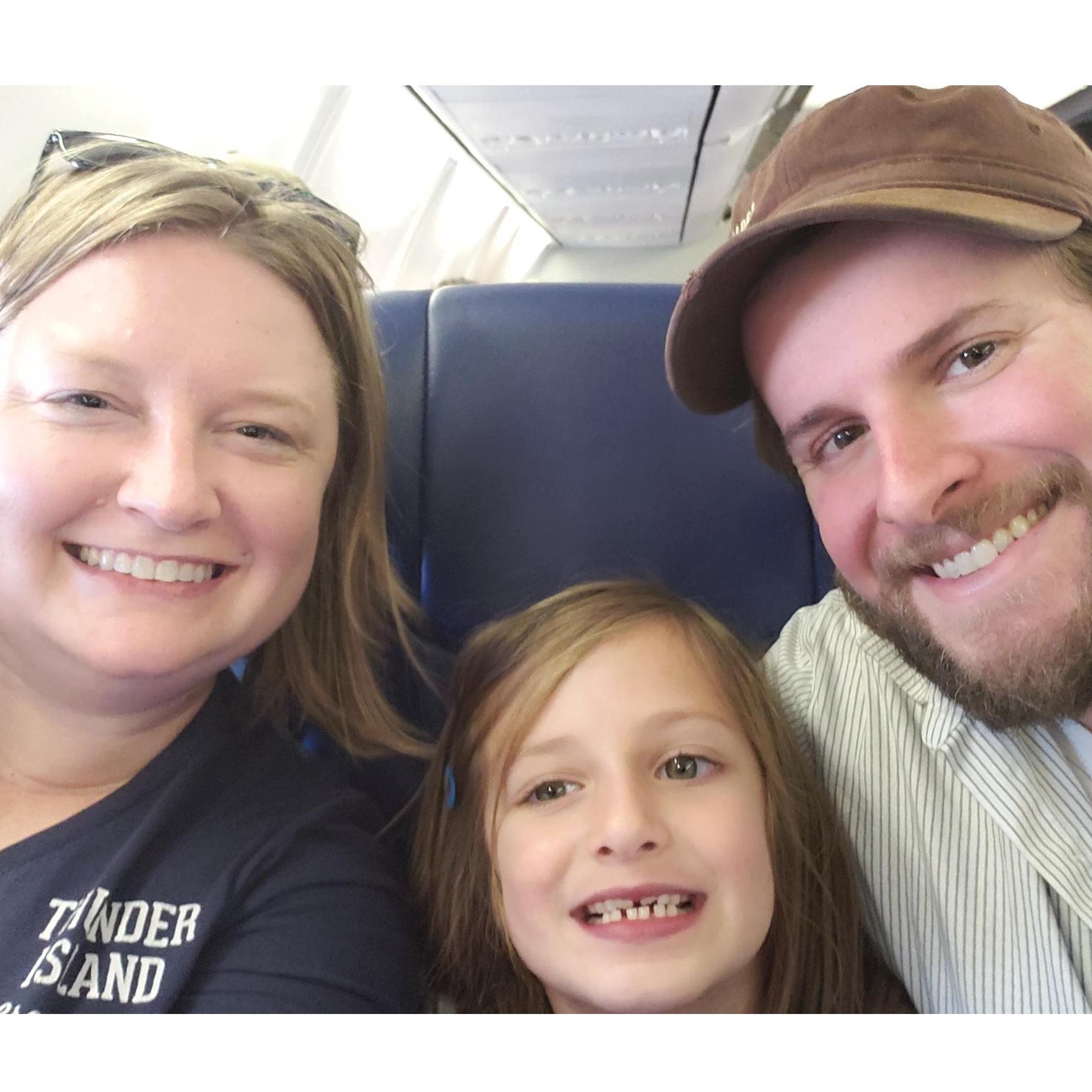 On a plane to Florida, November 2018