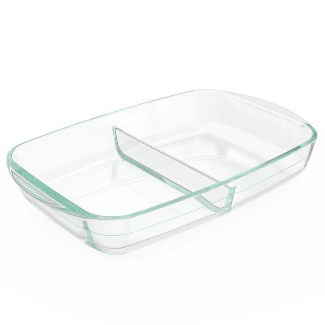 Pyrex®8” x 12” Divided Glass Baking Dish