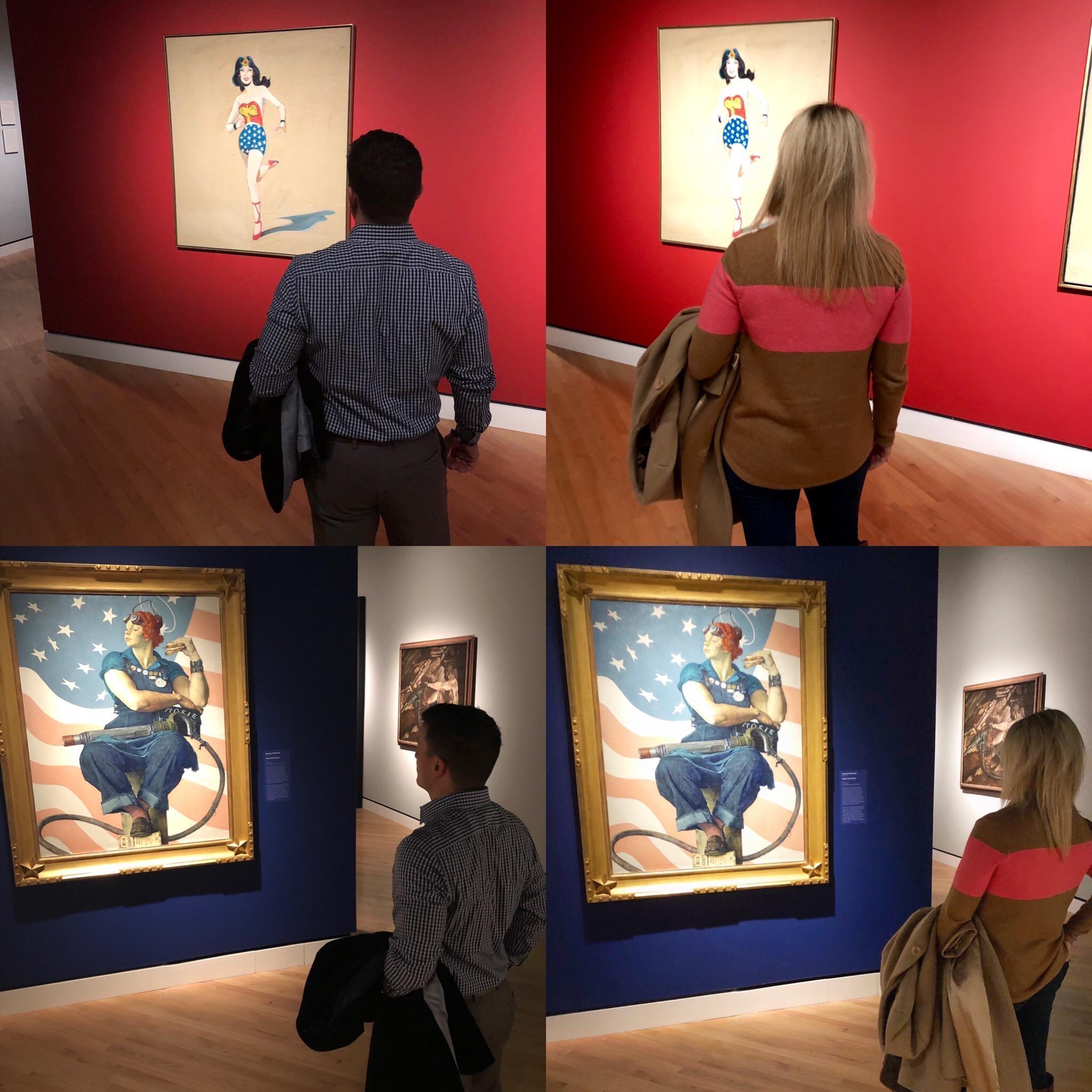 Before our first date, Alex sent Drew two pictures from Crystal Bridges and within seconds, he sent two pictures back - in the exact same spot! He had her hooked!