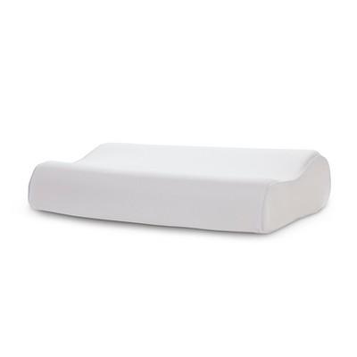Comfort Revolution Contour Memory Foam Bed Pillow - White (Standard)