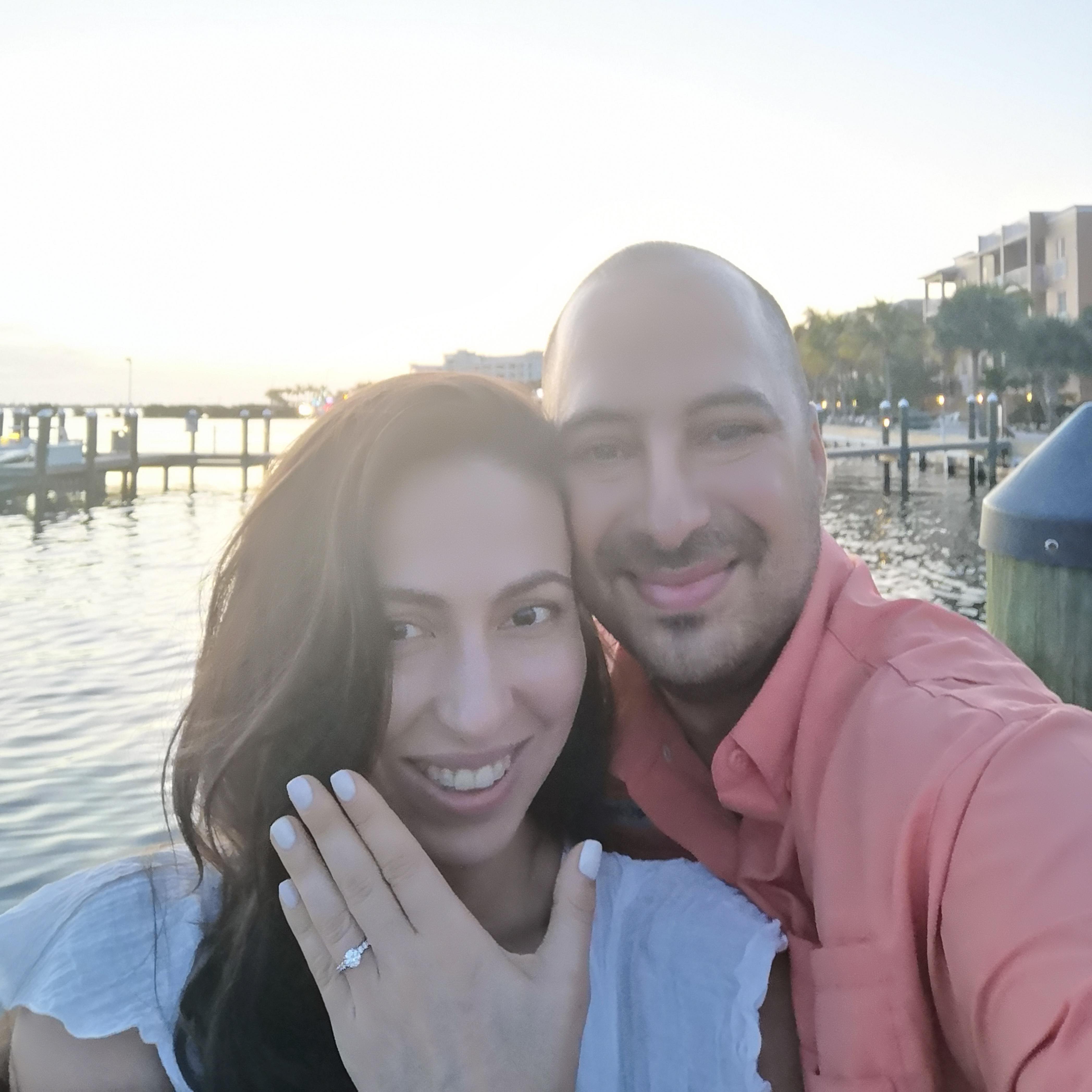 She said yes in Key West!