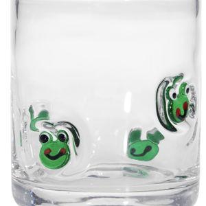 Charm Inlay Double Old Fashioned Glass - World Market (Frog)
