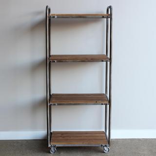 Tall Industrial Shelf With Wheels