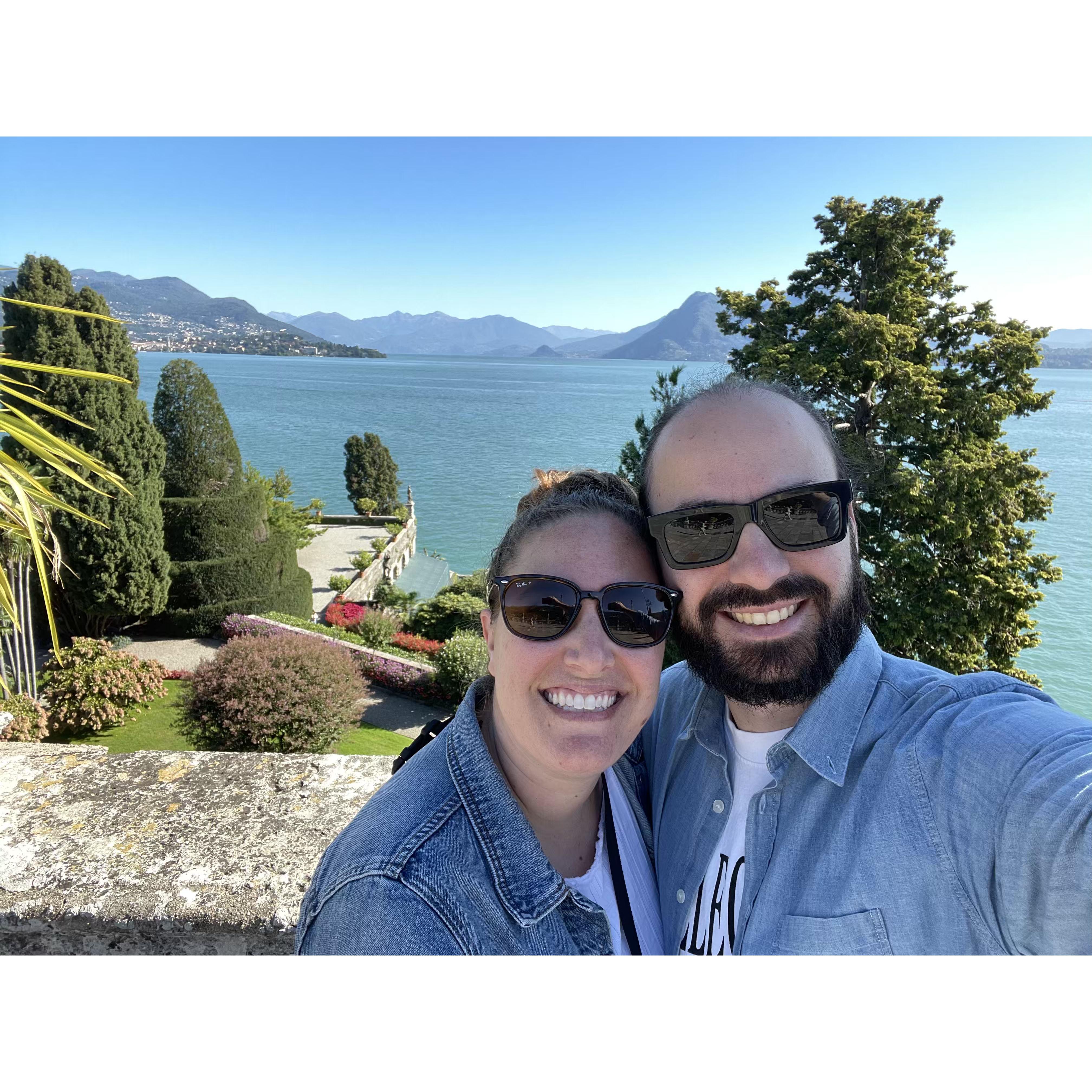 Island hopping at Lake Maggiore in Italy.