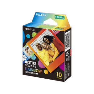 instax™ SQUARE Rainbow Film Colorful Instant Prints