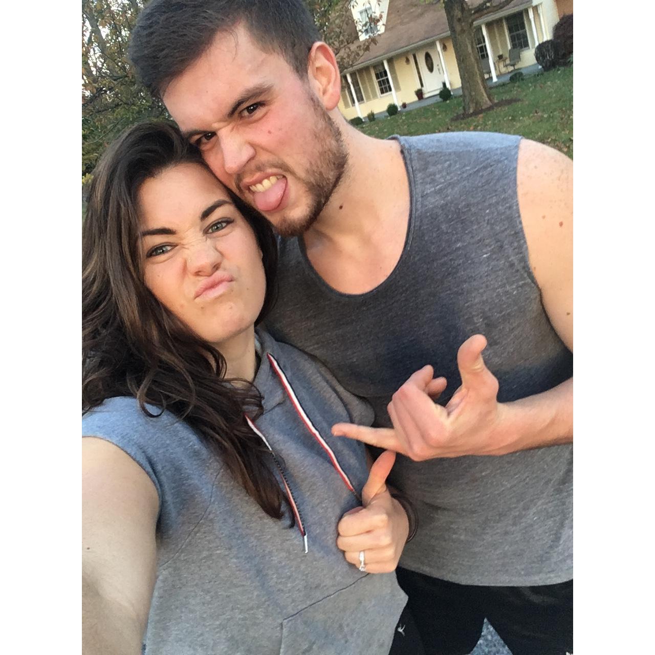 Couples who workout together stay together.