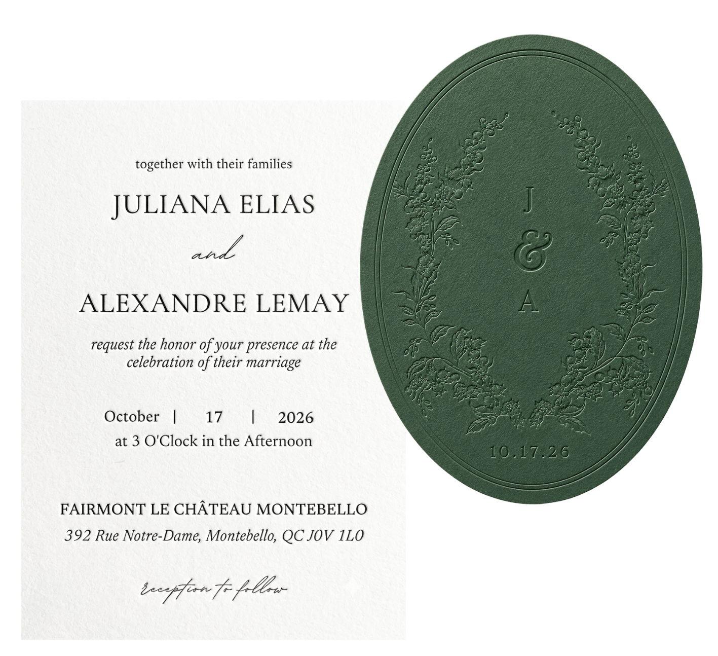 The Wedding Website of Juliana Elias and Alexandre Lemay