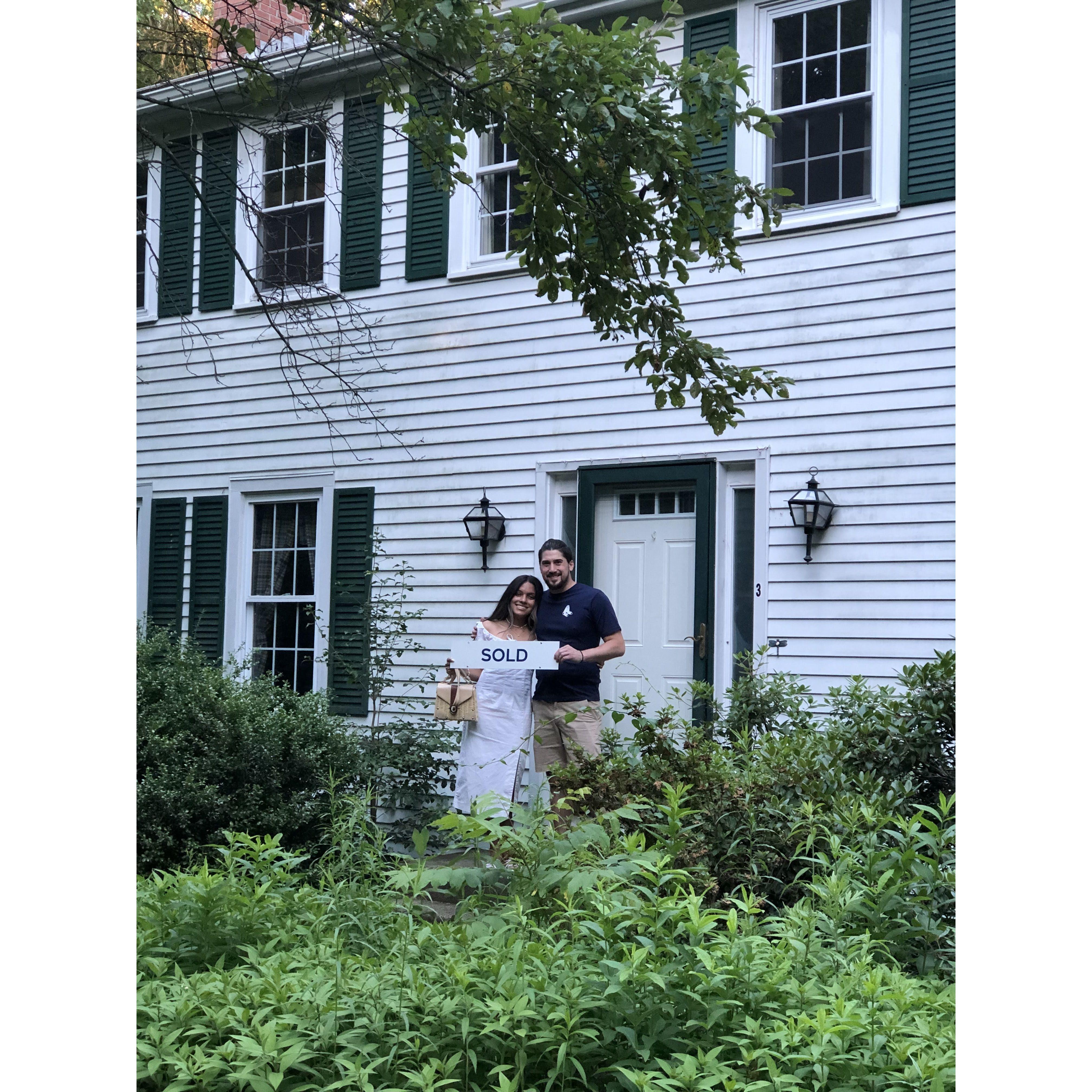 The day we got our house!