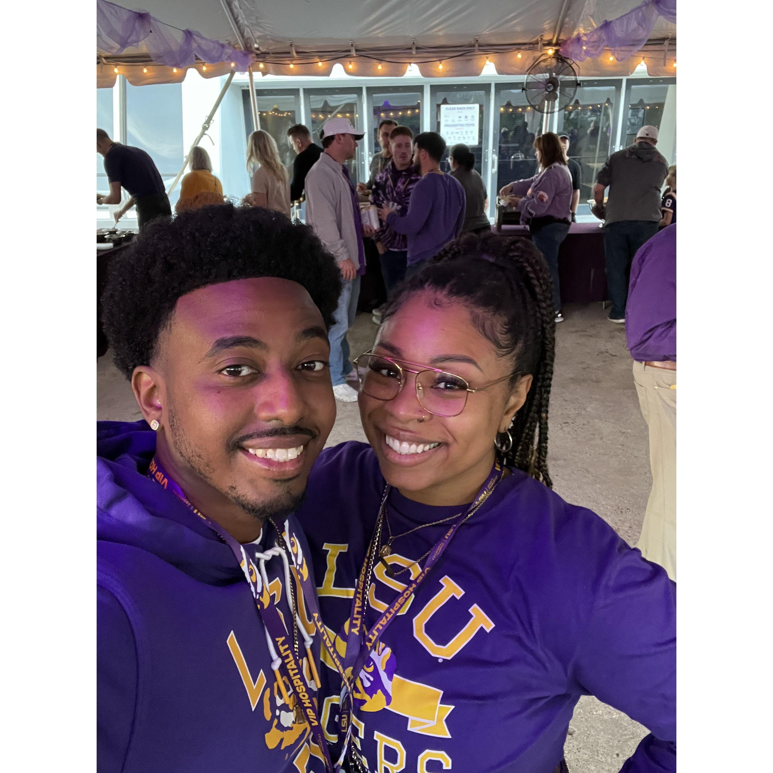 We got to experience our first VIP LSU football in 2023!