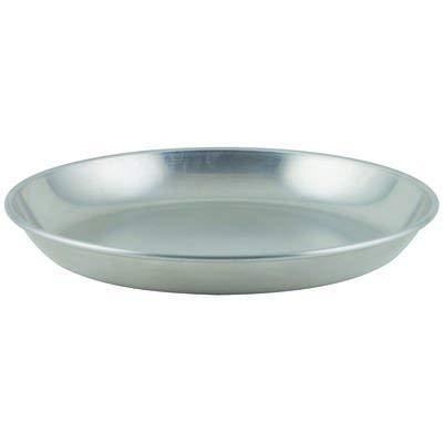 Winco ASFT-12, 75-Ounce Brushed Aluminum Round Serving Seafood Platter Tray