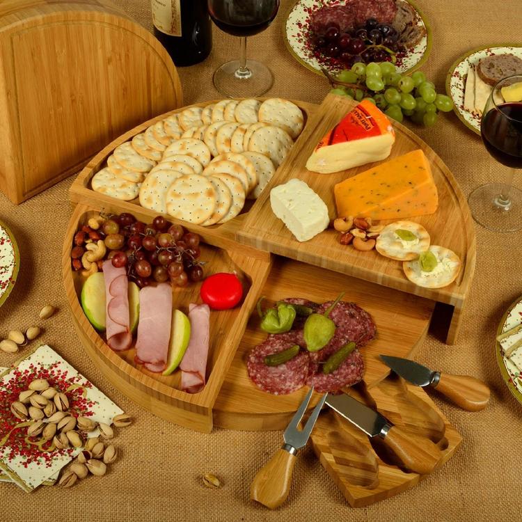 Picnic at Ascot, Vienna 4-Piece Multi Level Charcuterie Board