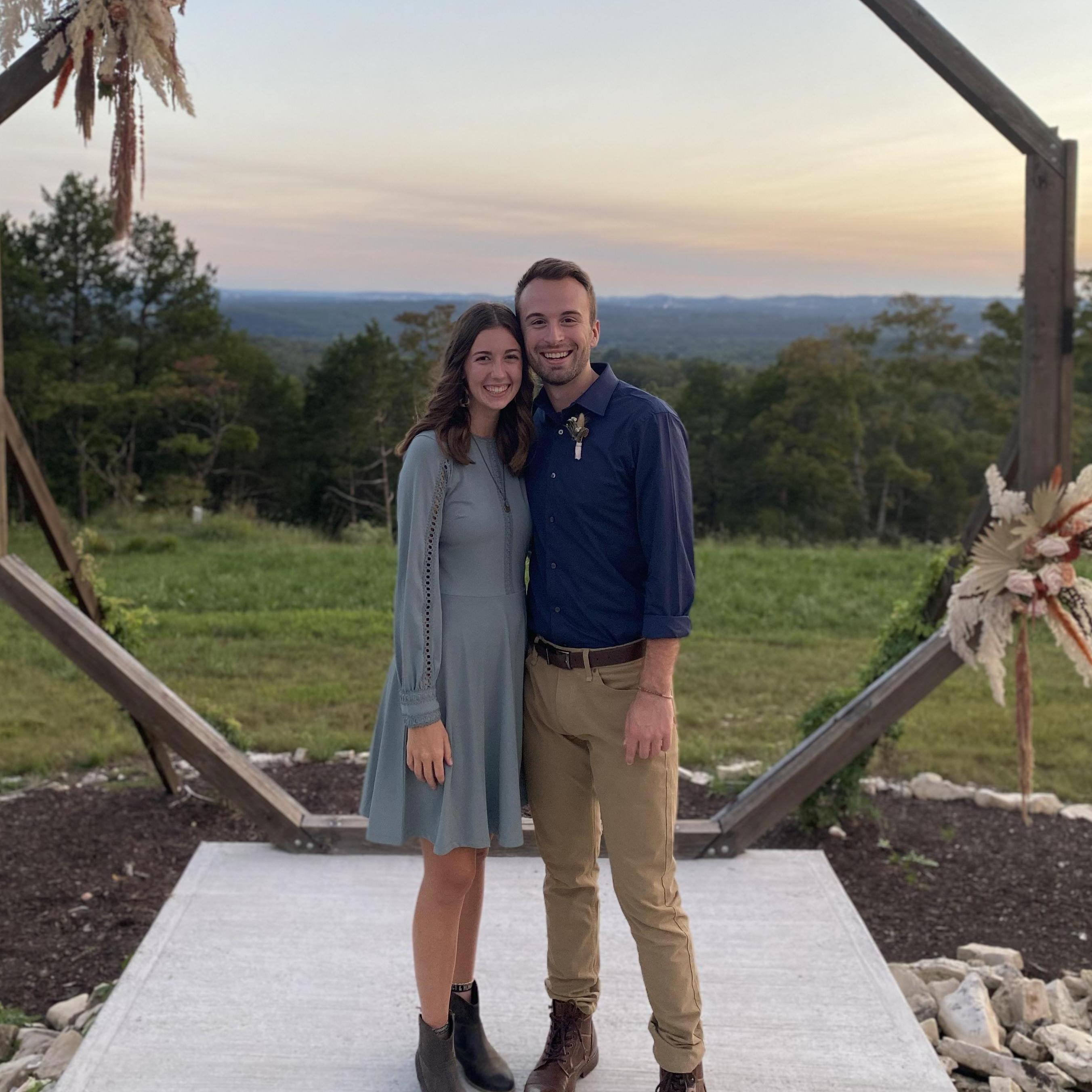 the start of our junior year & his brother's wedding!