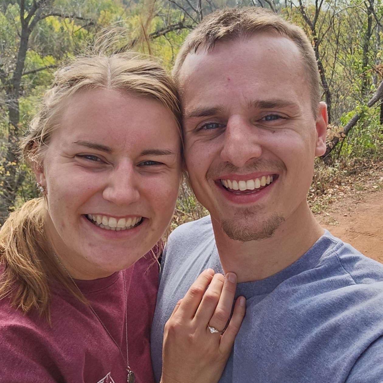 Austin proposed while mountain biking at the Cuyuna State Park. Best day of our lives yet!