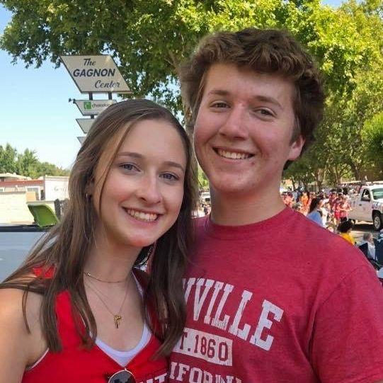 The Fourth of July! Kate walked the pararde with her High School cheer team! Go Mustangs!