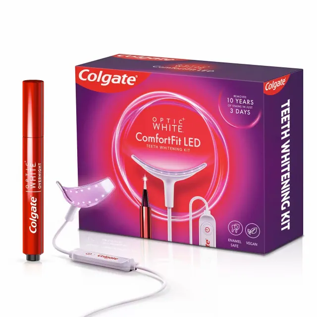 Colgate Optic White ComfortFit LED Teeth Whitening Kit