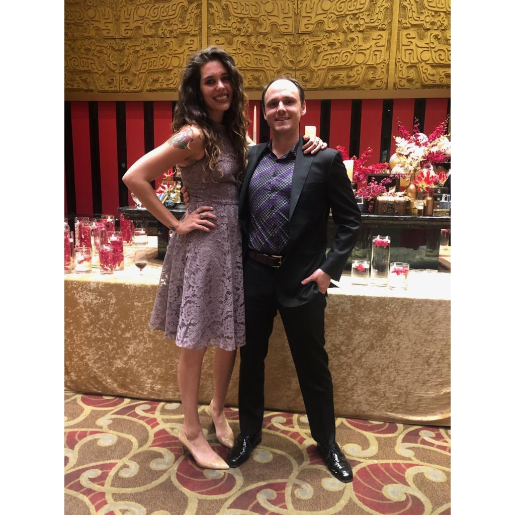 Wedding reception in Taipei City, Taiwan, March 2020