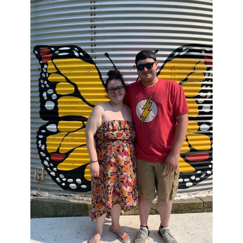 Lowell, Indiana!  Alyssa & Connor were in Indiana visiting family and Dakotah snuck up to Indiana to SURPRISE them with Alyssa’s mom!!