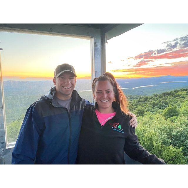 Our first hike! Mount Arab Fire Tower
