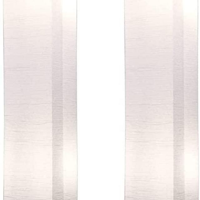 LIGHTACCENTS Honors Paper Floor Lamps (2 Pack Set) - Japanese Style Standing Lamp with Chrome Base and White Paper Shade, On / Off Foot Switch
