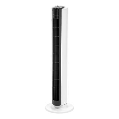 32" Oscillating Tower Fan White/Black - Woozoo