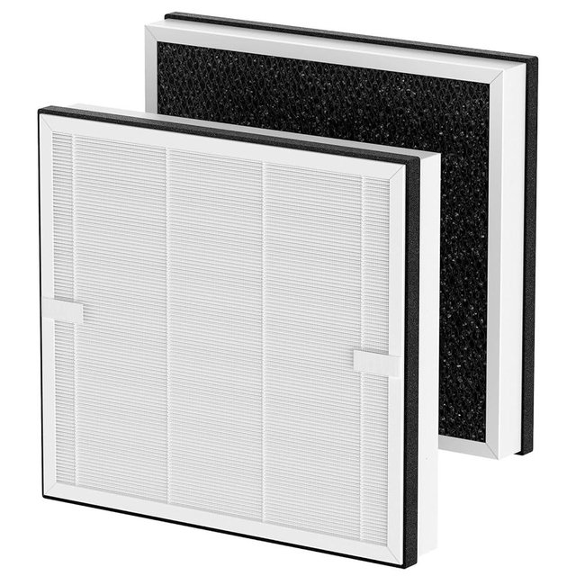 Europa Replacement Filter Compatible with Afloia Europa Air Purifier, 3-in-1 HEPA Filter Suitable for Pet Hair Dander Odor Dust Smoke Pollen, 2-Pack