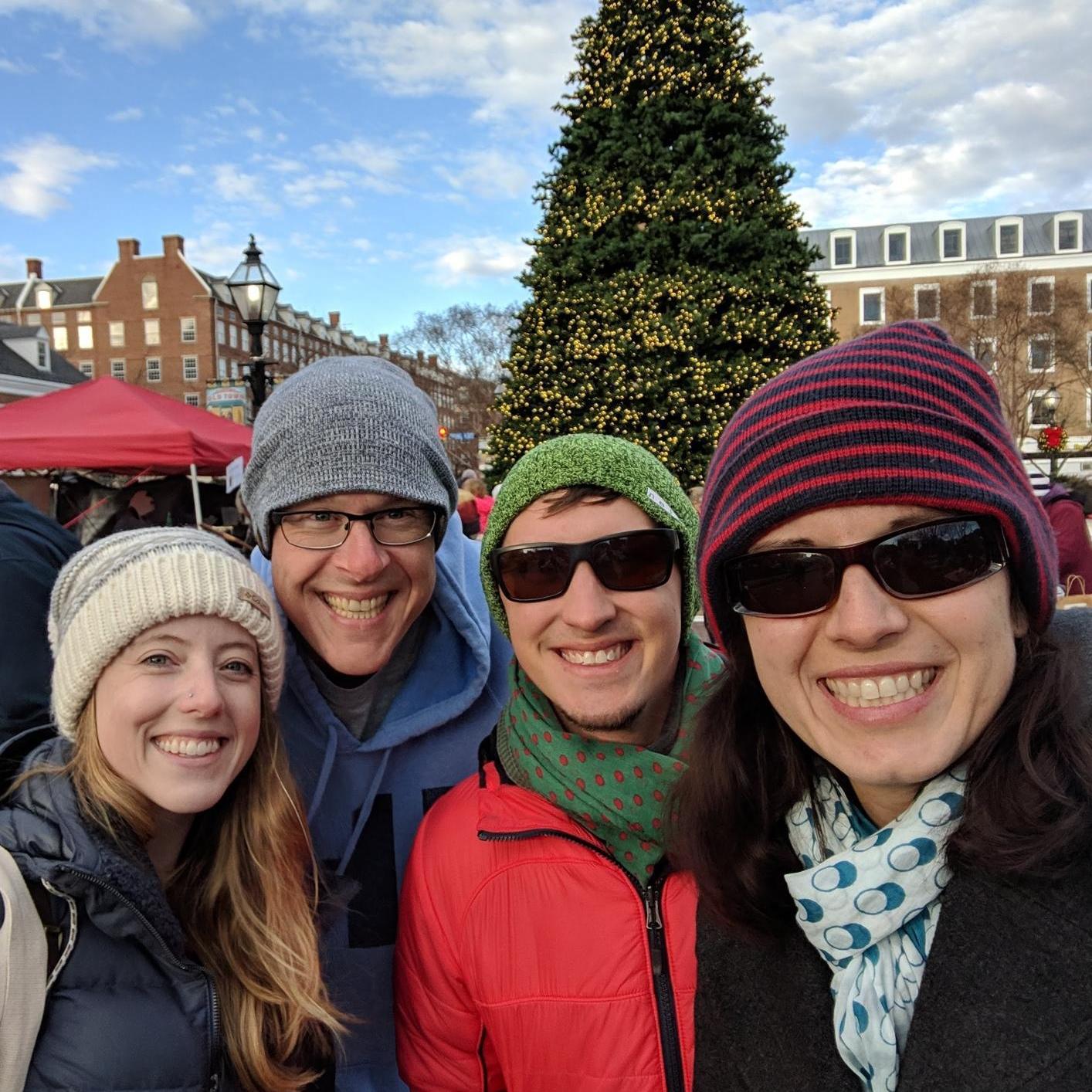 Braving the cold of Alexandria to see these two who always warm our hearts 🥰