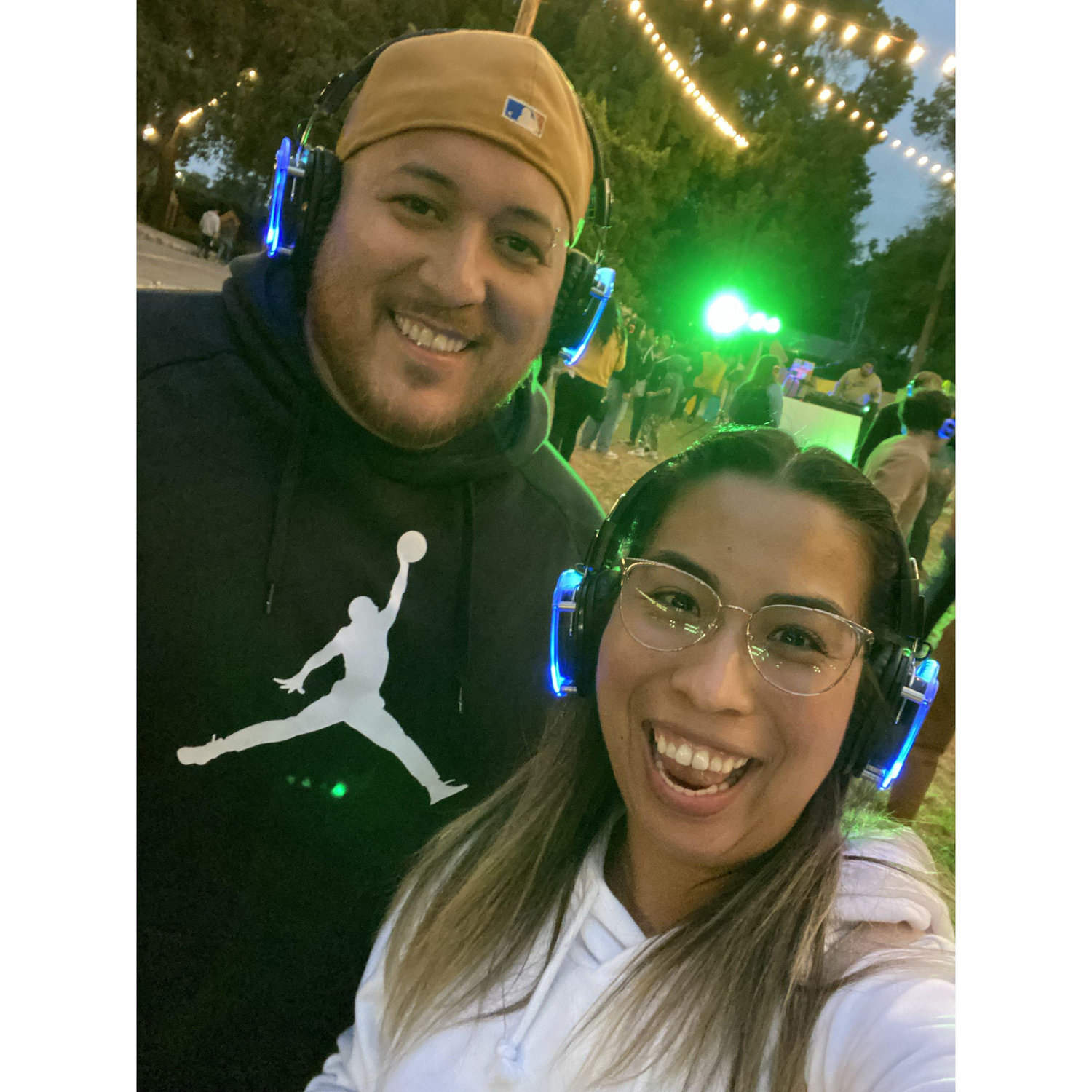 Our first silent disco