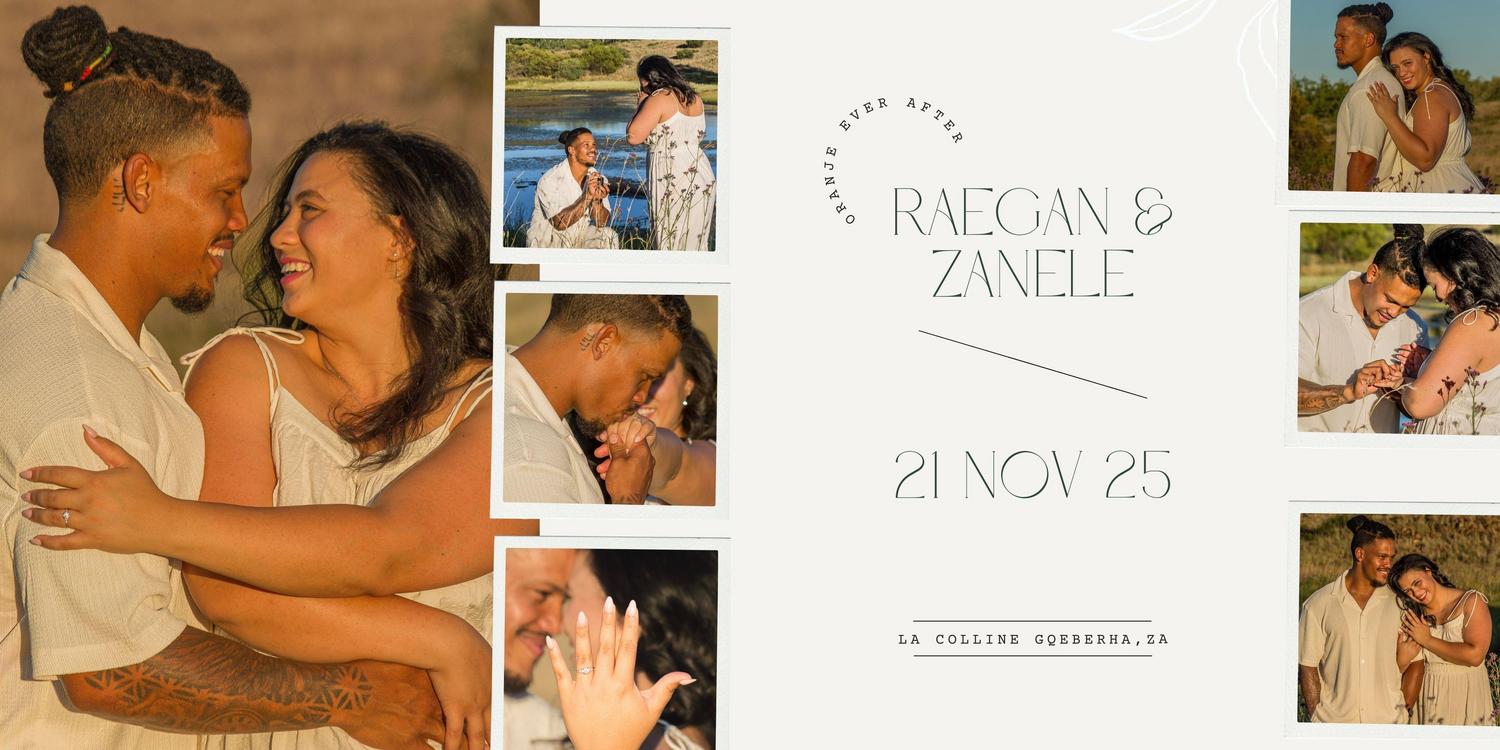 The Wedding Website of Zanele Leon and Raegan Oranje