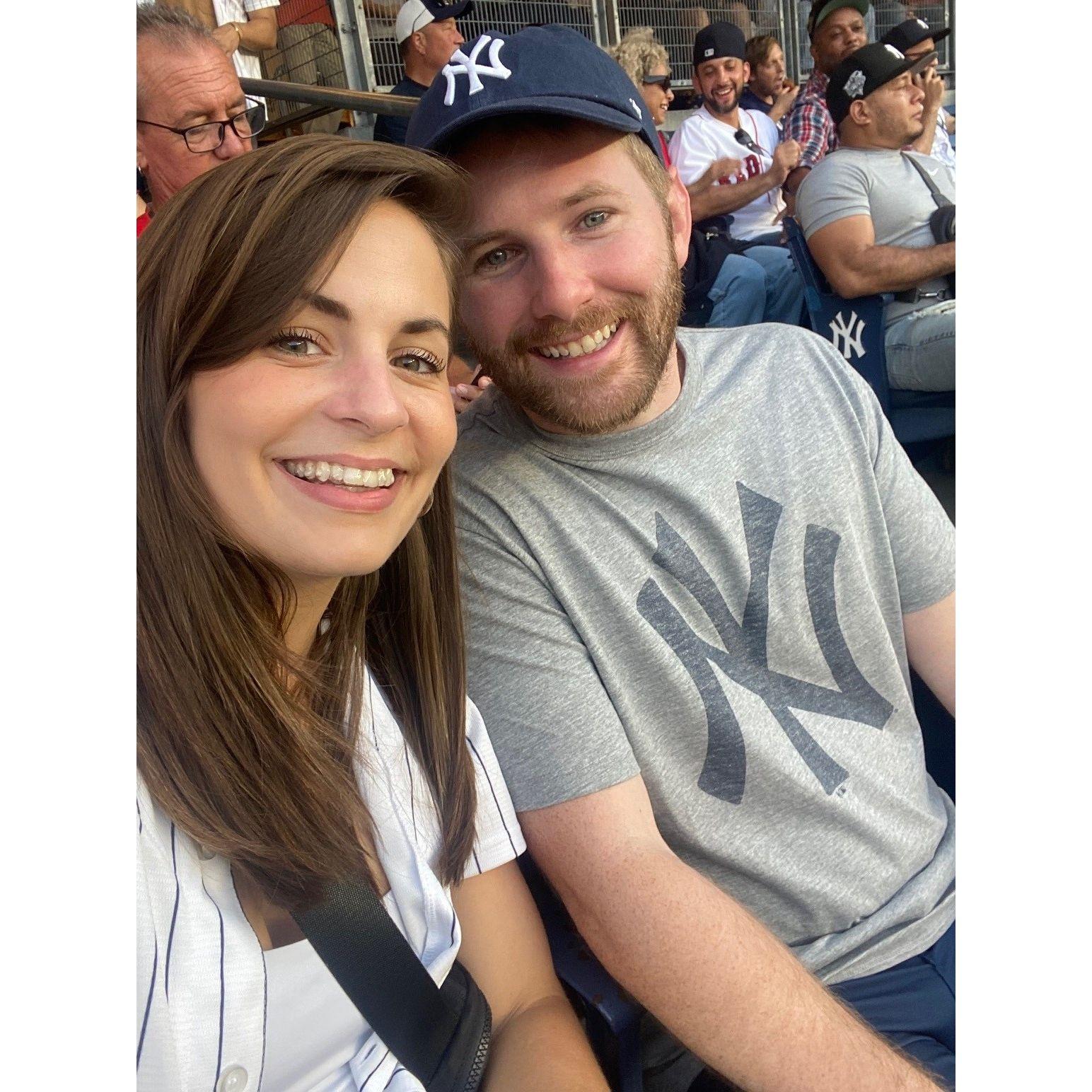 Brian's first Yankee game