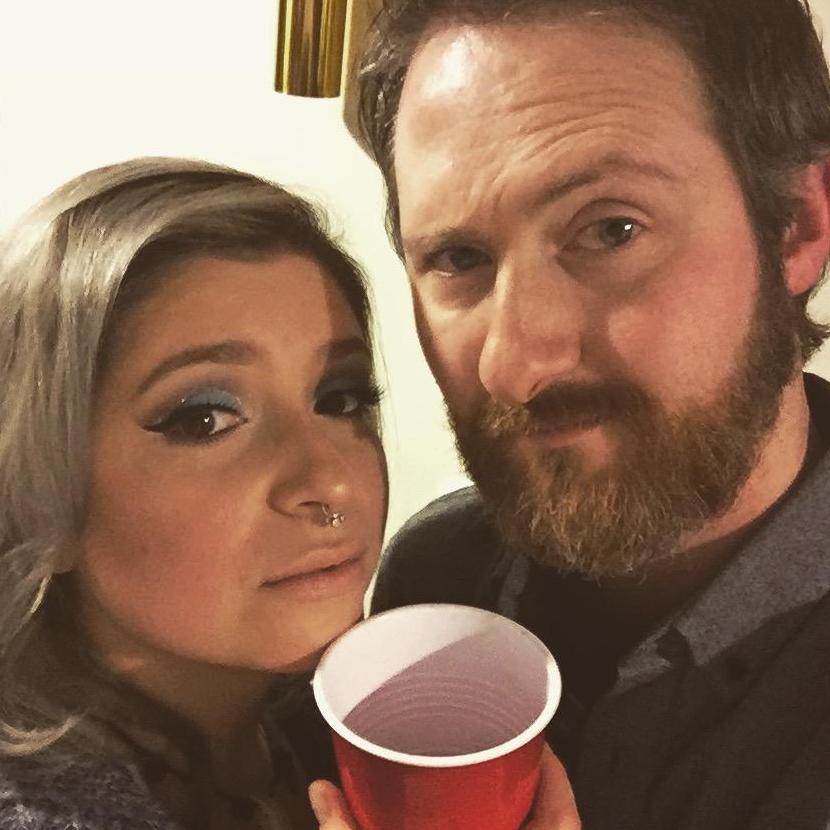 Celebrating New Year's at Nicks place...Liam showing off the winter beard.