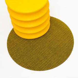Solid Shag Dots Mat