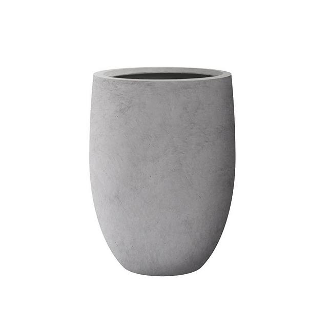 Kante RC0066A-C80021 atural Tall Planter, Large Outdoor Indoor Decorative Pot, Natural Concrete