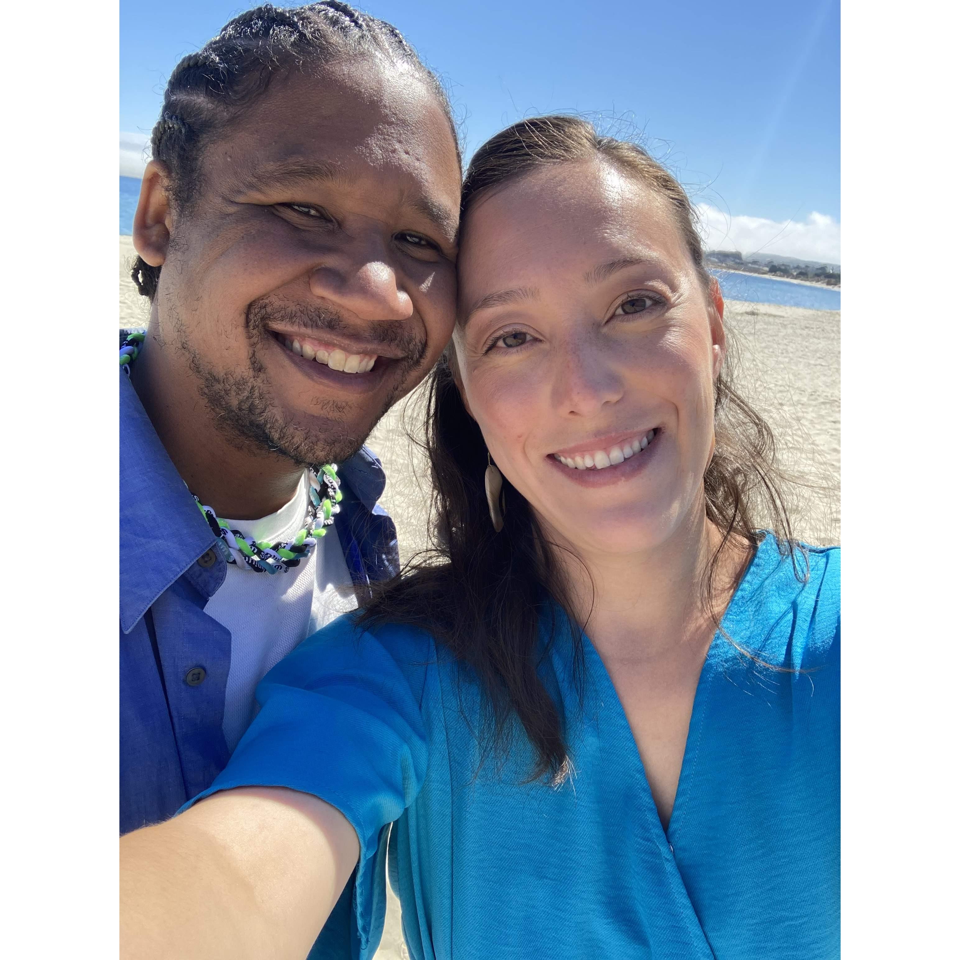 Us after touring the Monterey Beach Station
