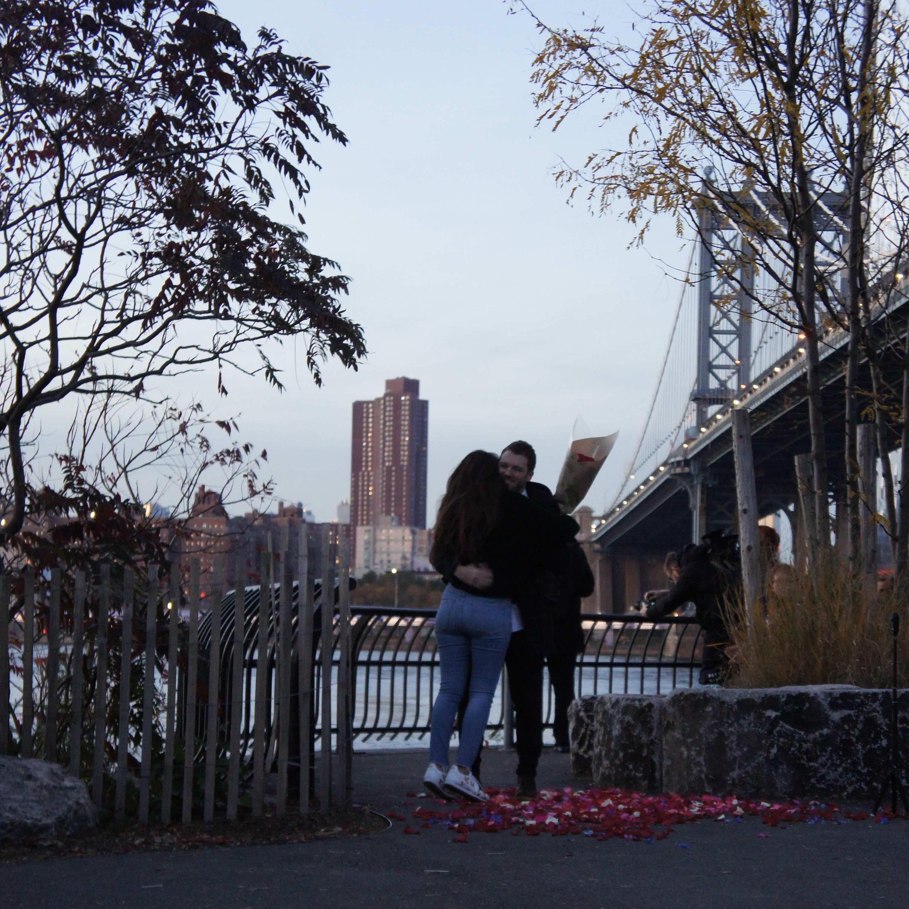 When she said "Yes!!"