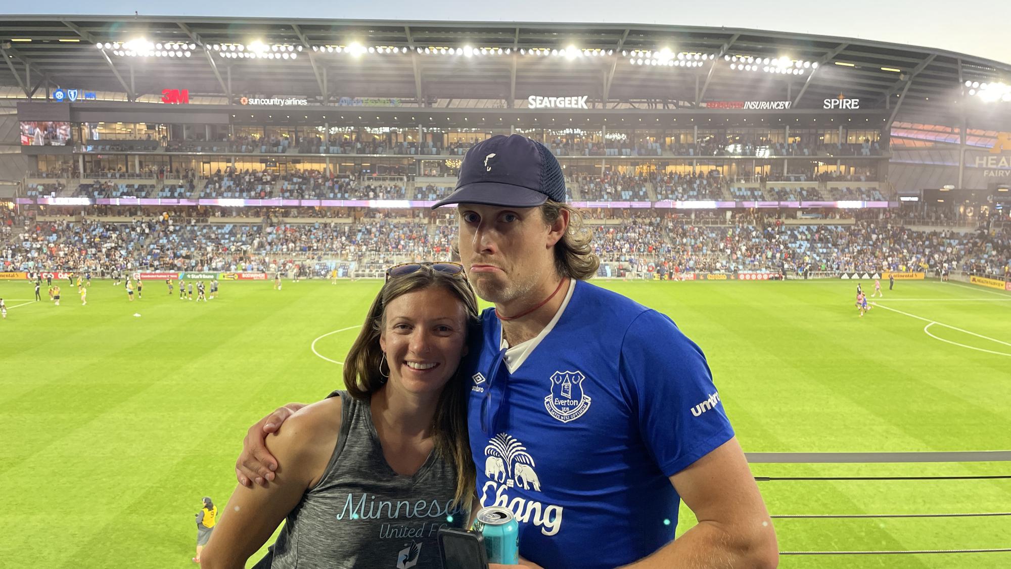 Watching MNUFC crush Will's heart (aka Everton)