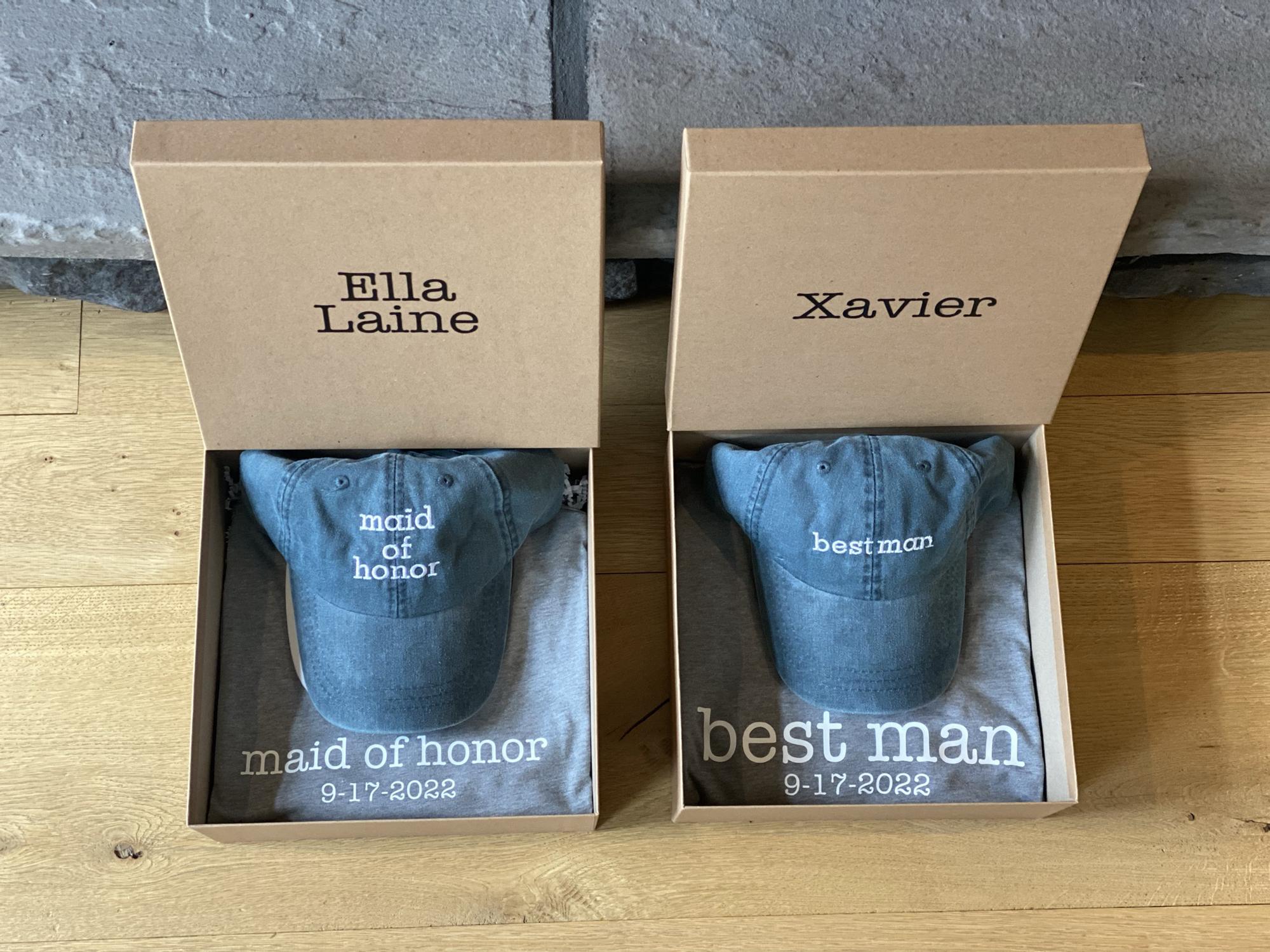 Gifts given to our children. This is how they learned the wedding was happening.