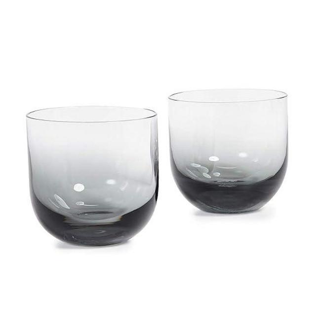 Tom Dixon Tank Whiskey Glasses, Black, One Size