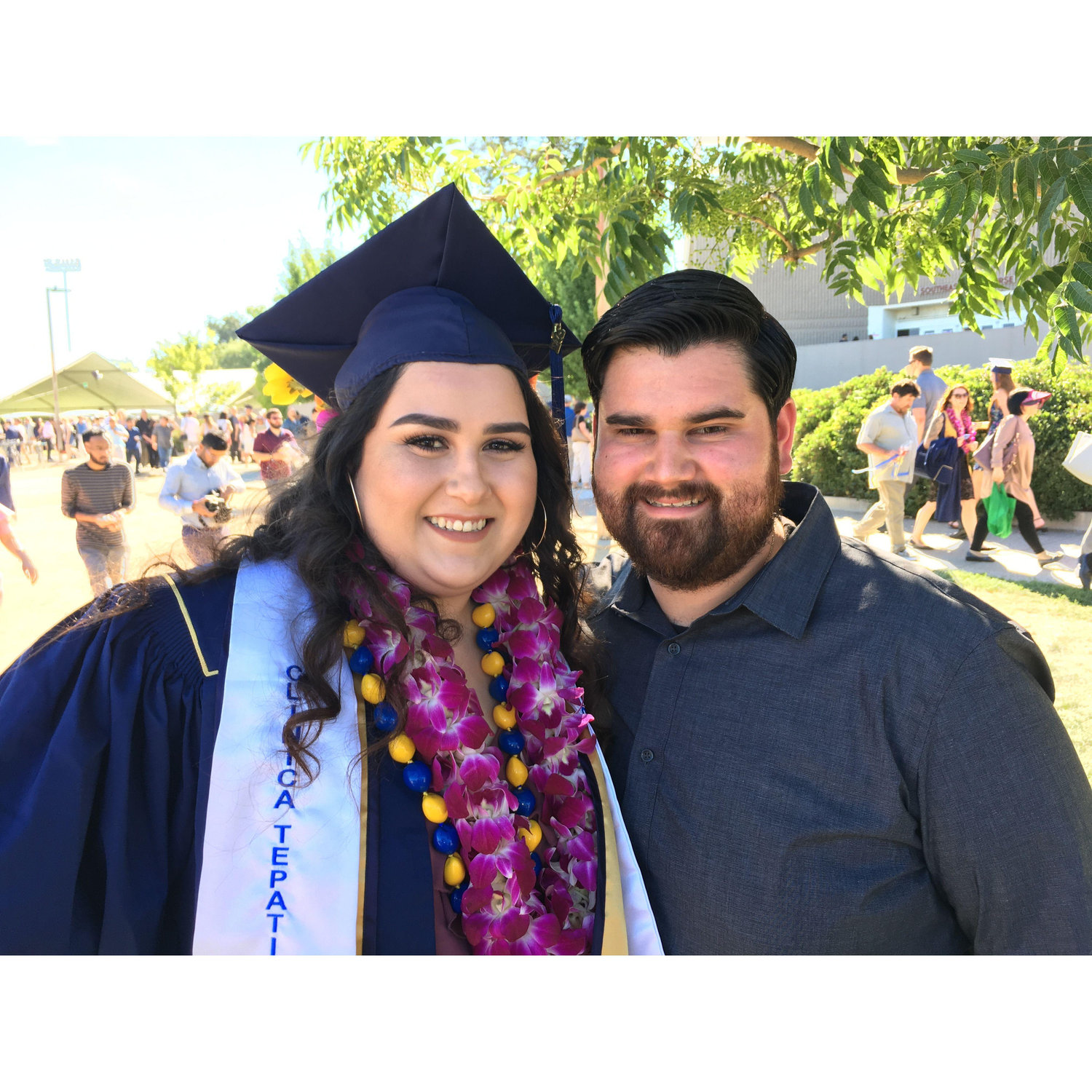 Amanda's graduation from UCDavis.