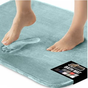 Seablue 30x20 GORILLA GRIP® Memory Foam Bath Mat