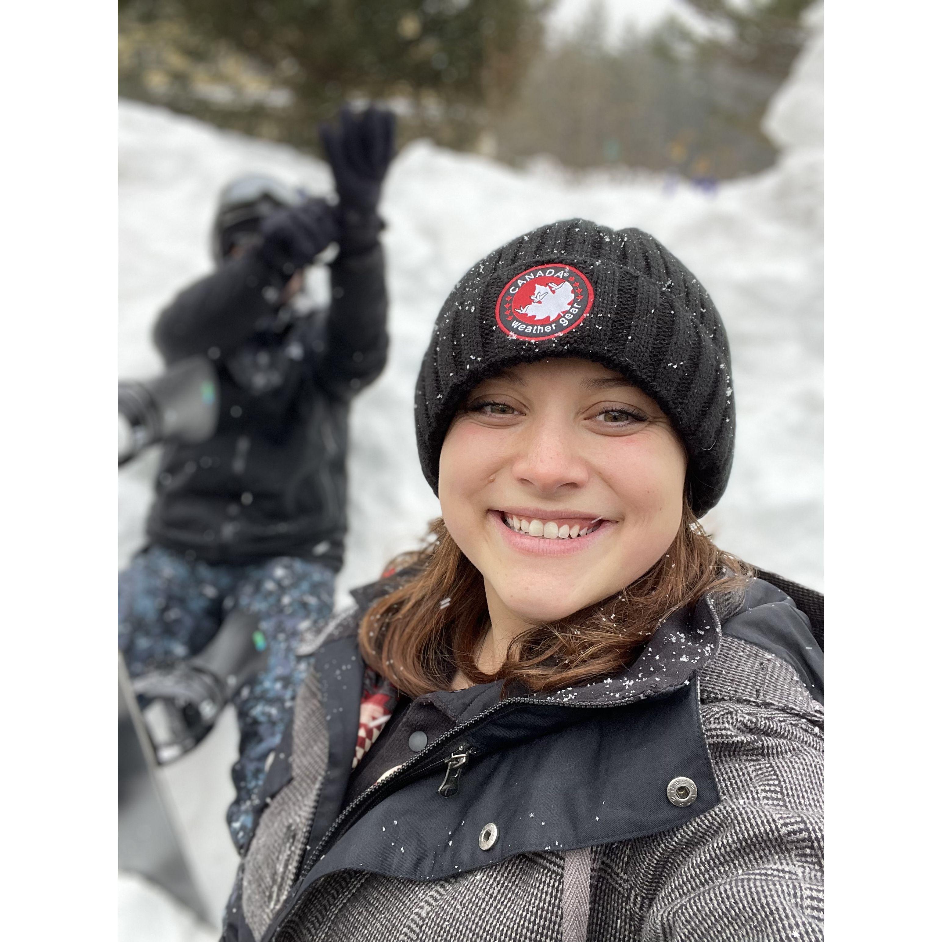 Getting ready to hit the slopes in VT