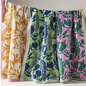 Vegetable Dish Towels, Set of 3