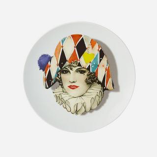 Love Who You Want Dessert Plate "Miss Harlequin"