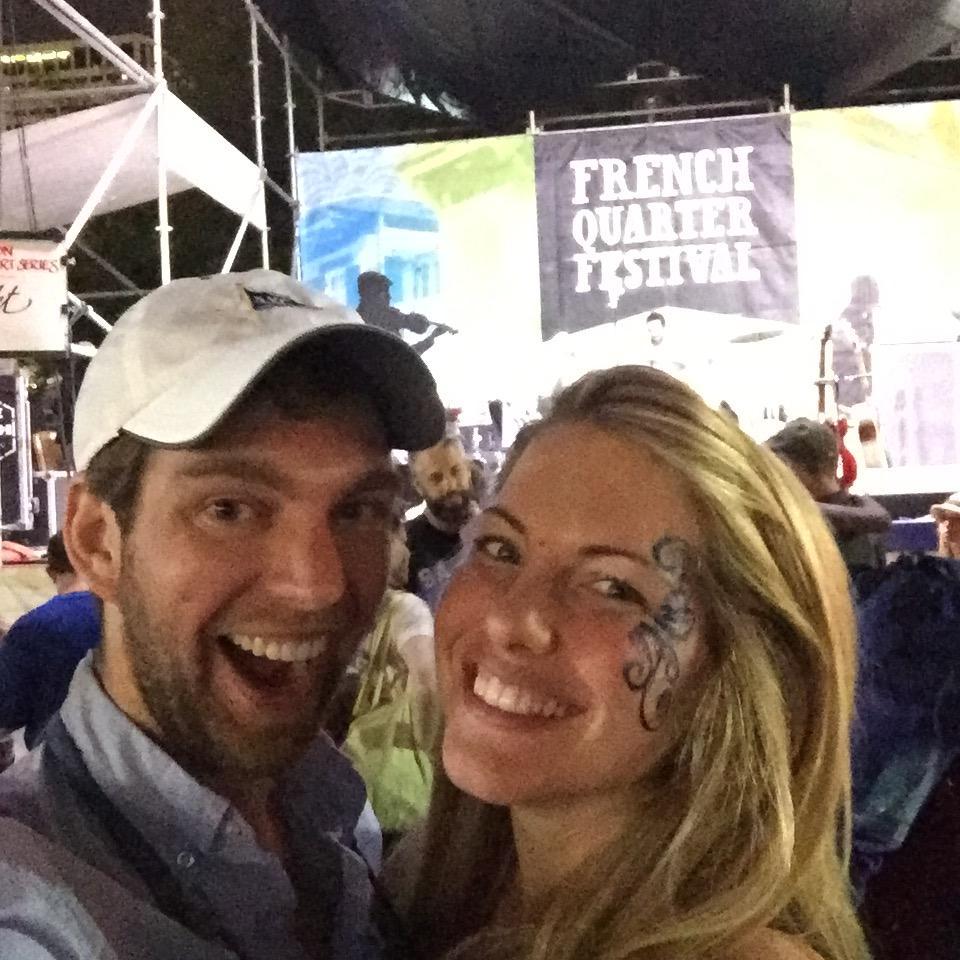 We also love French Quarter Festival. And face paint!