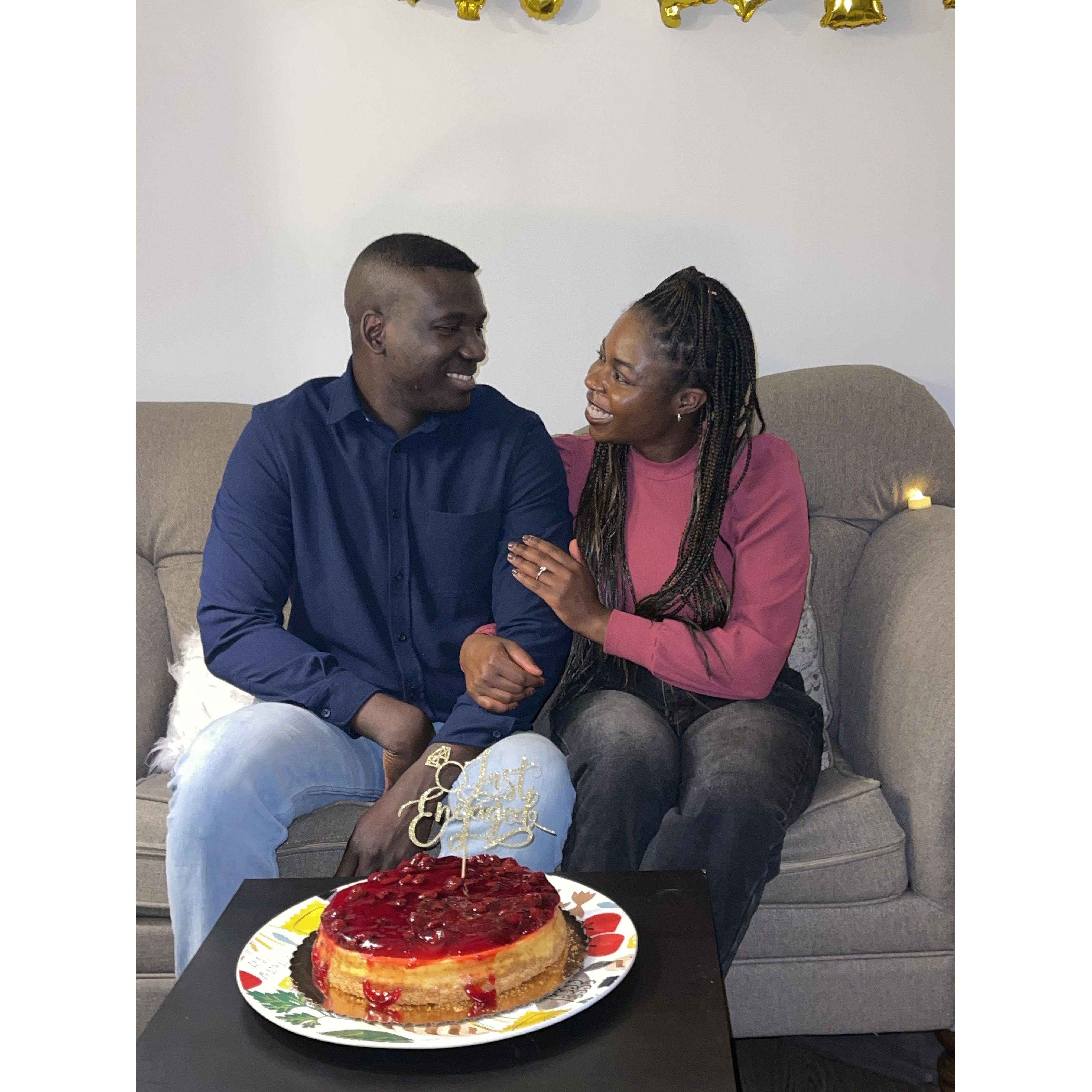 Sam threw a surprise party for Tunmise!