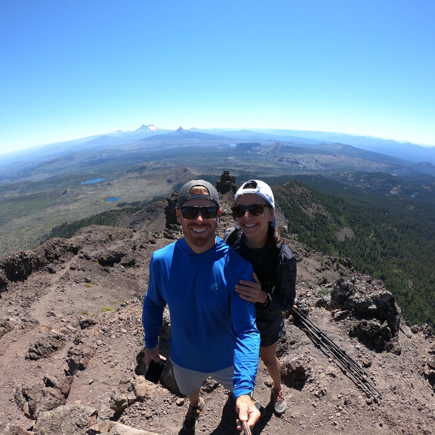 Hike to the top of Three Finger Jack 8-9-20