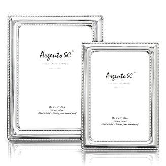 Argento "Double Bead" Sterling Silver Frame, 8" x 10"