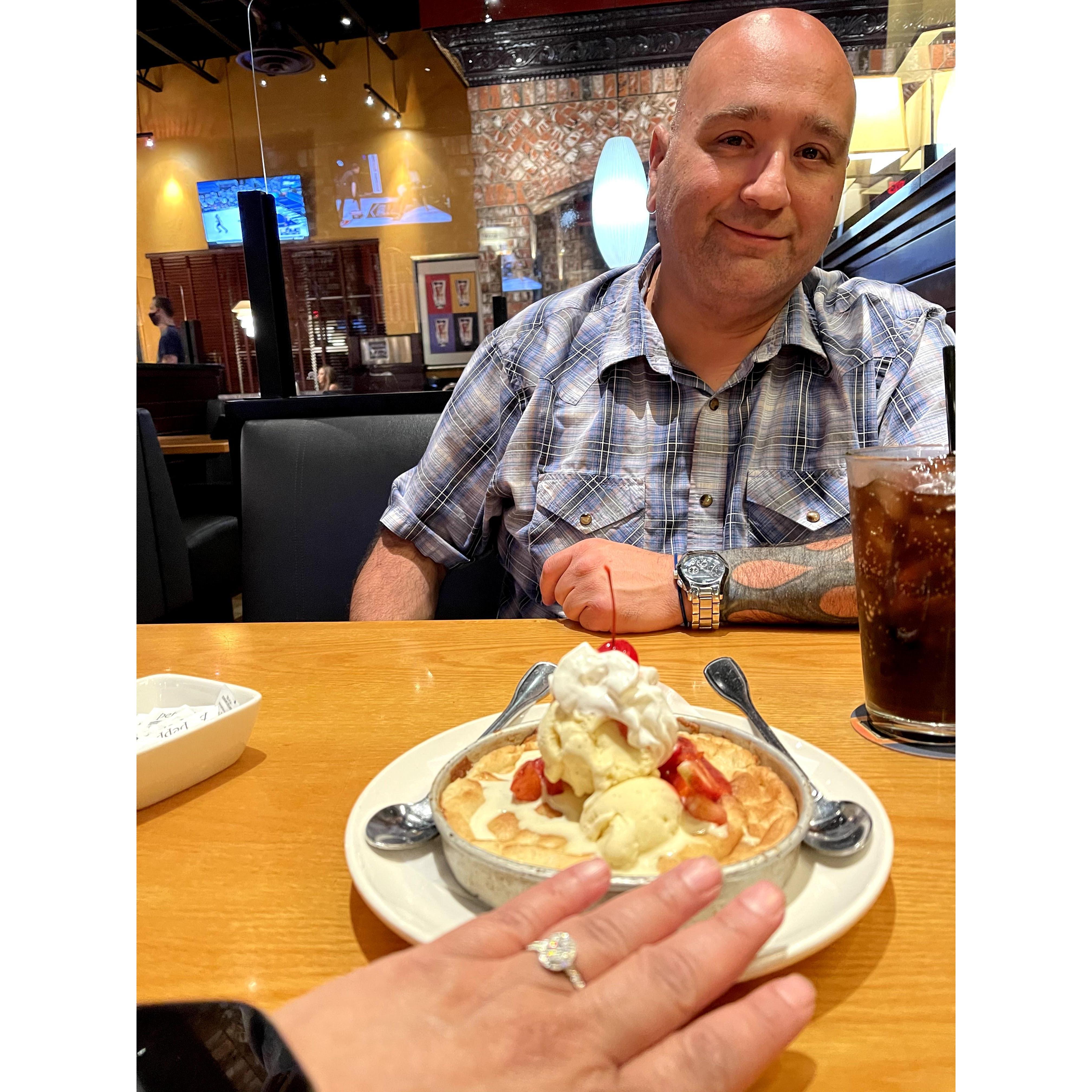 Back to where we first met, I said "Yes"